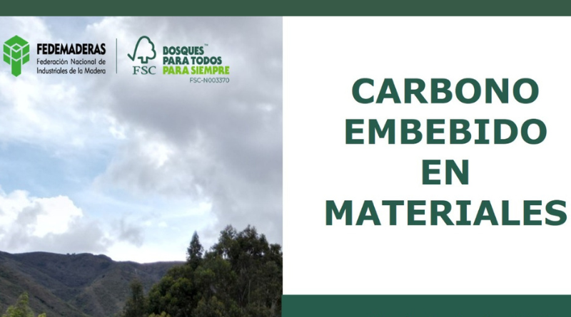Carbono embebido en materiales